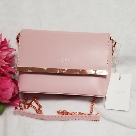 Ted Baker Handbags - Ted Baker Bow Embossed Crossbody Bag NWT